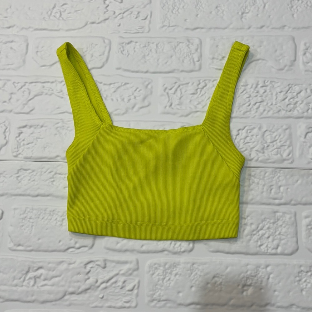 Urban Outfitters Yellow Crop Top